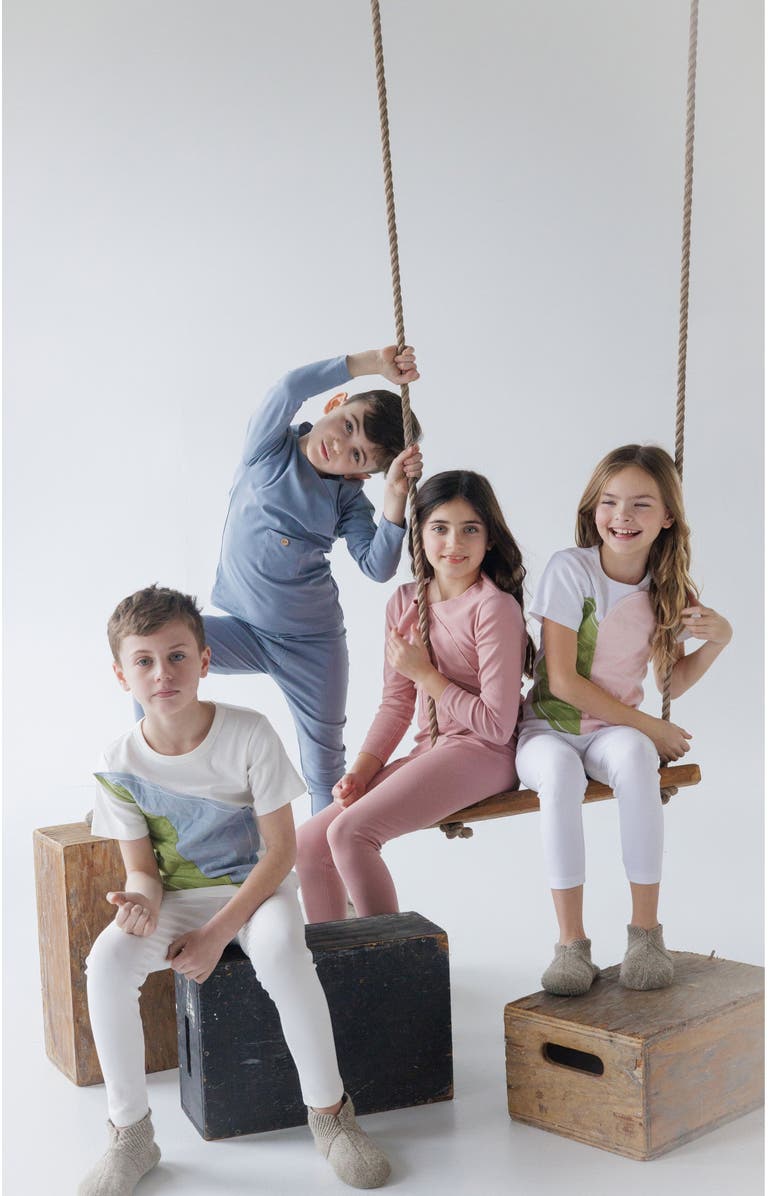 NoggiWear Wrap with Pocket Loungewear Set, Alternate, color, 