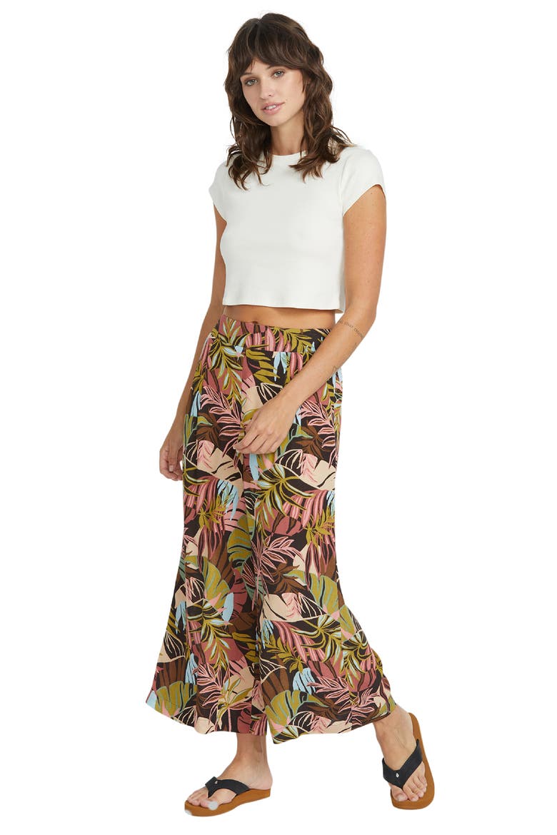 Jungle Luv Wide Leg Pants, Alternate, color, MULTI