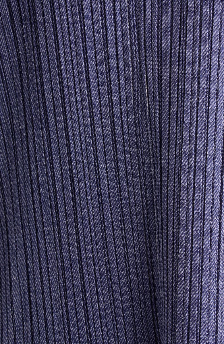 Pleats Please Issey Miyake Trompe l'Oeil Pleated Full Zip Jacket, Alternate, color, Blue