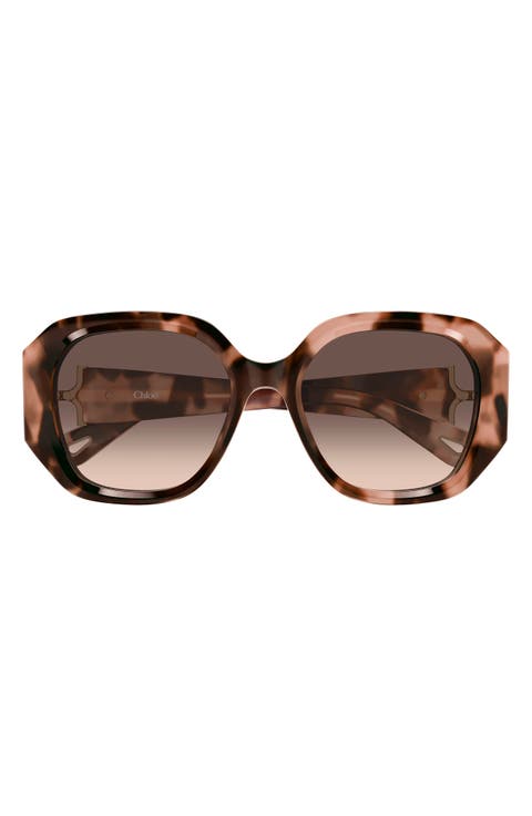 56mm Square Sunglasses