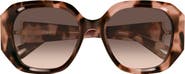 Chloé 56mm Square Sunglasses
