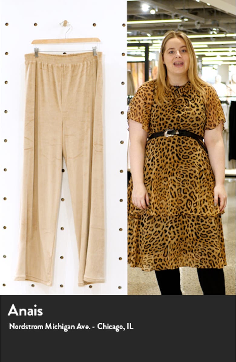 Velour Wide Leg Pants, sales video thumbnail