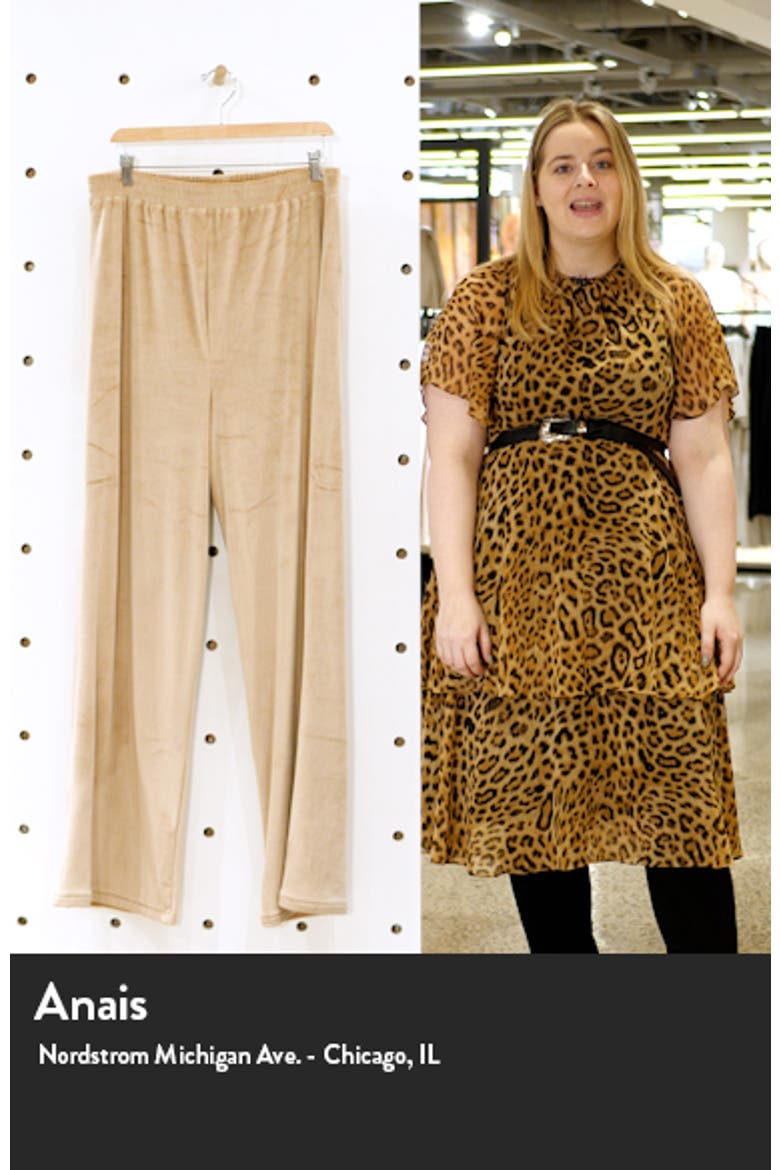 Velour Wide Leg Pants video