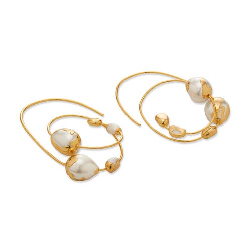 Dhwani Bhansal Zuri Hoops In Gold Plated