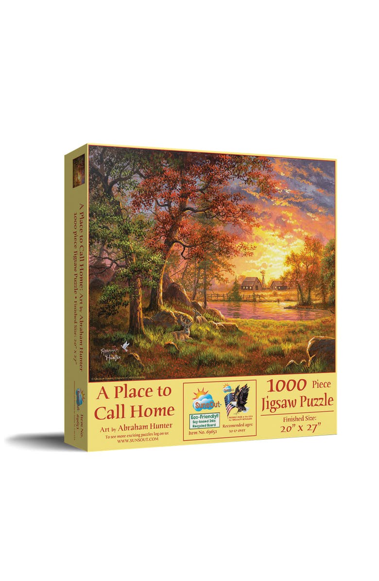 Sunsout A Place to Call Home 1000 piece Jigsaw Puzzle for Adults, Main, color, Multicolor