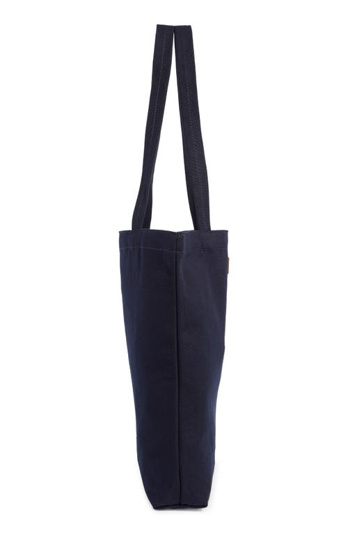 New Amsterdam Leatherworks Eden Canvas Tote Bag In Blue