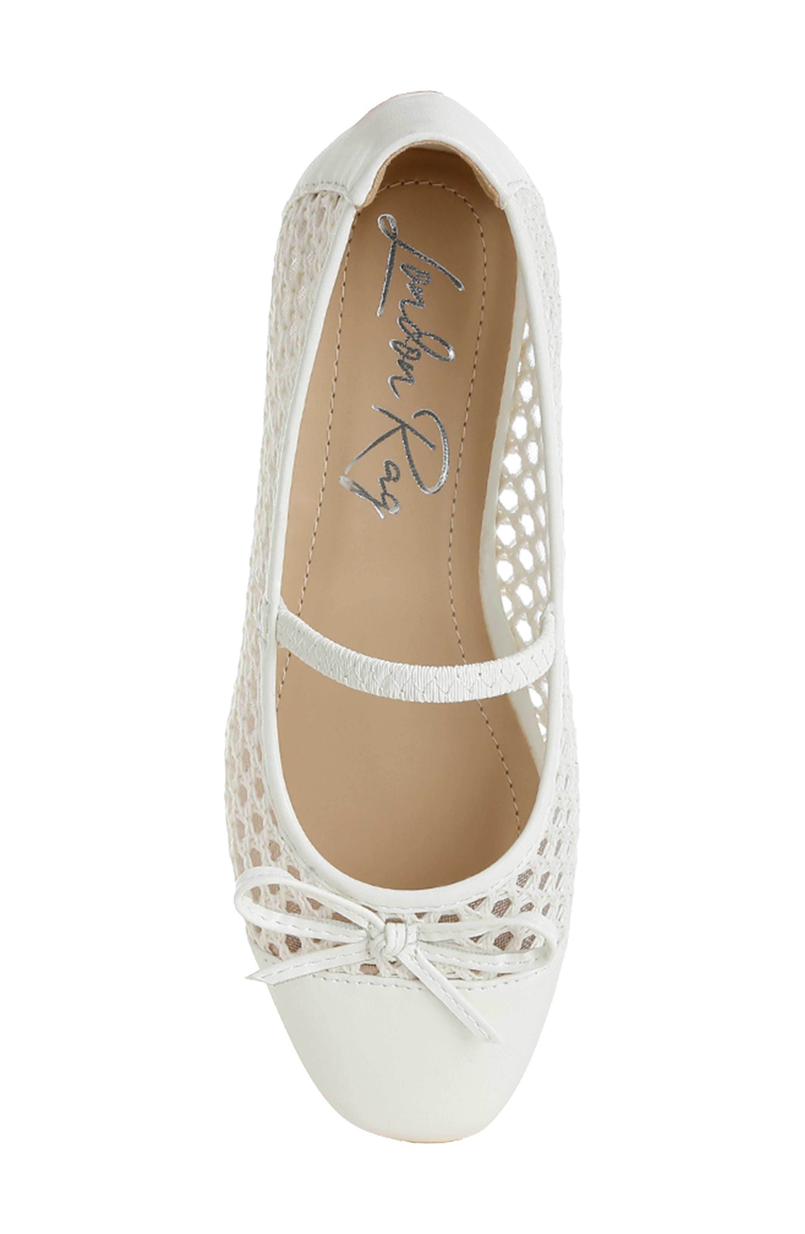 Omela Ballerina Flat, Alternate, color, WHITE