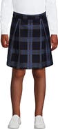 Lands' End School Uniform Girls Plaid Skort Top of Knee