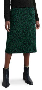 Seasalt Cornwall Forest View Floral Organic Cotton Corduroy A-Line Skirt