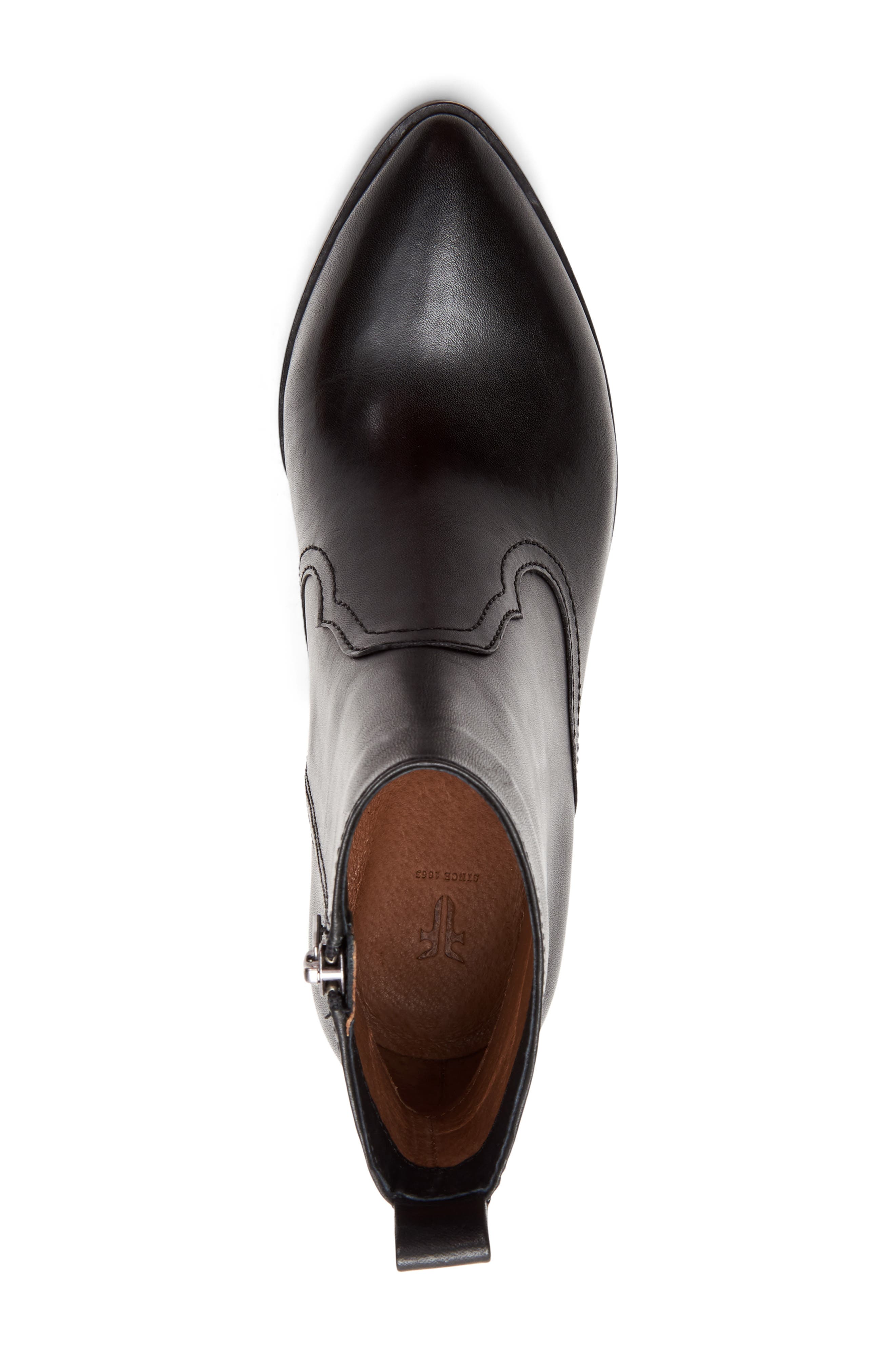 Amado Demi Wedge Bootie, Alternate, color, BLACK LEATHER