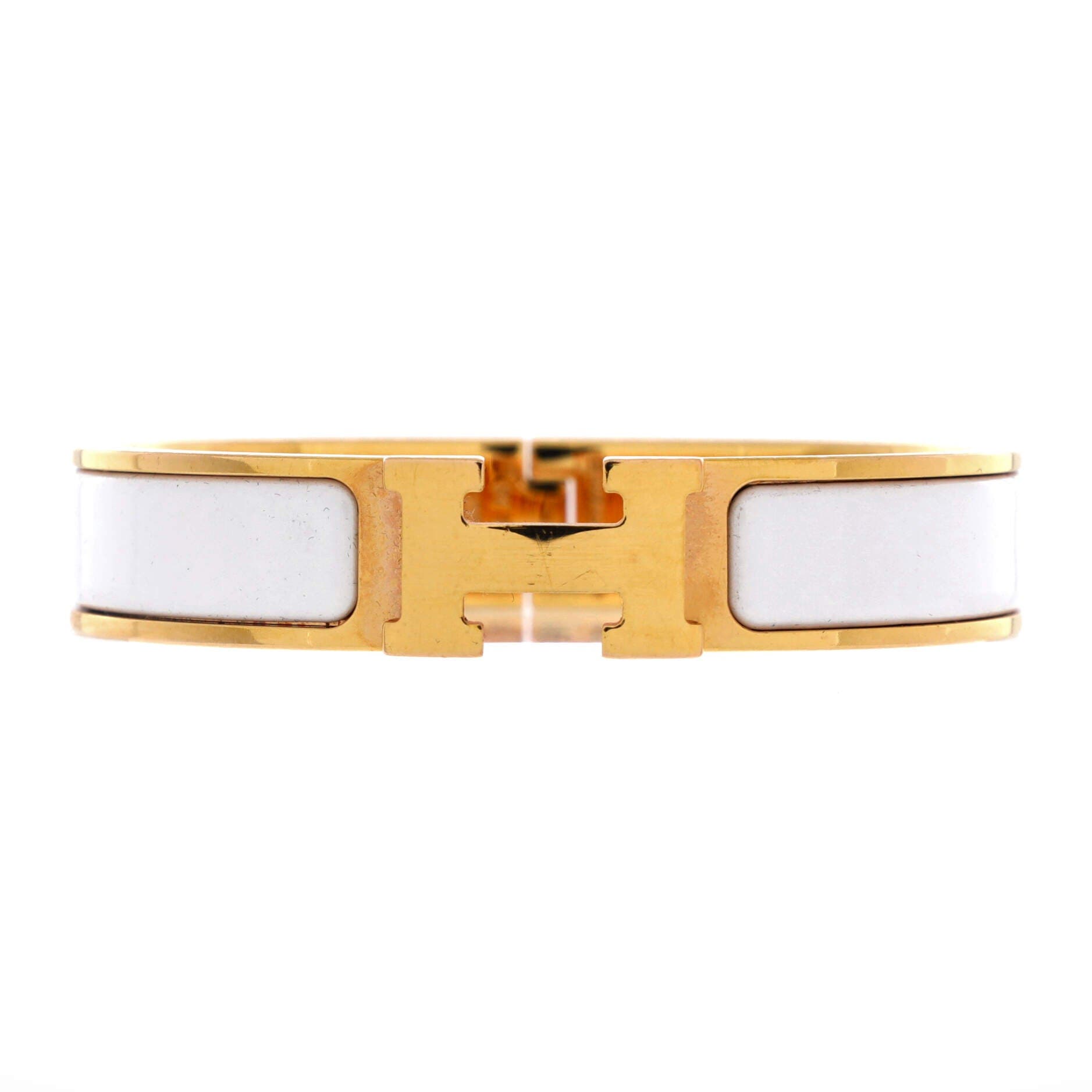 Clic H Bracelet Enamel Narrow, Main, color, Pink