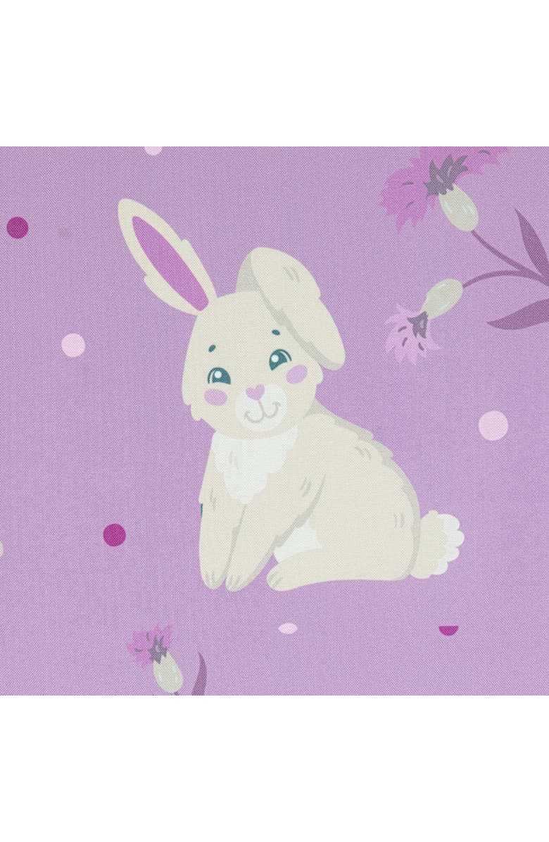 Northlight Easter Rabbit Rectangular Tablecloth - 70" - Purple, Alternate, color, Purple