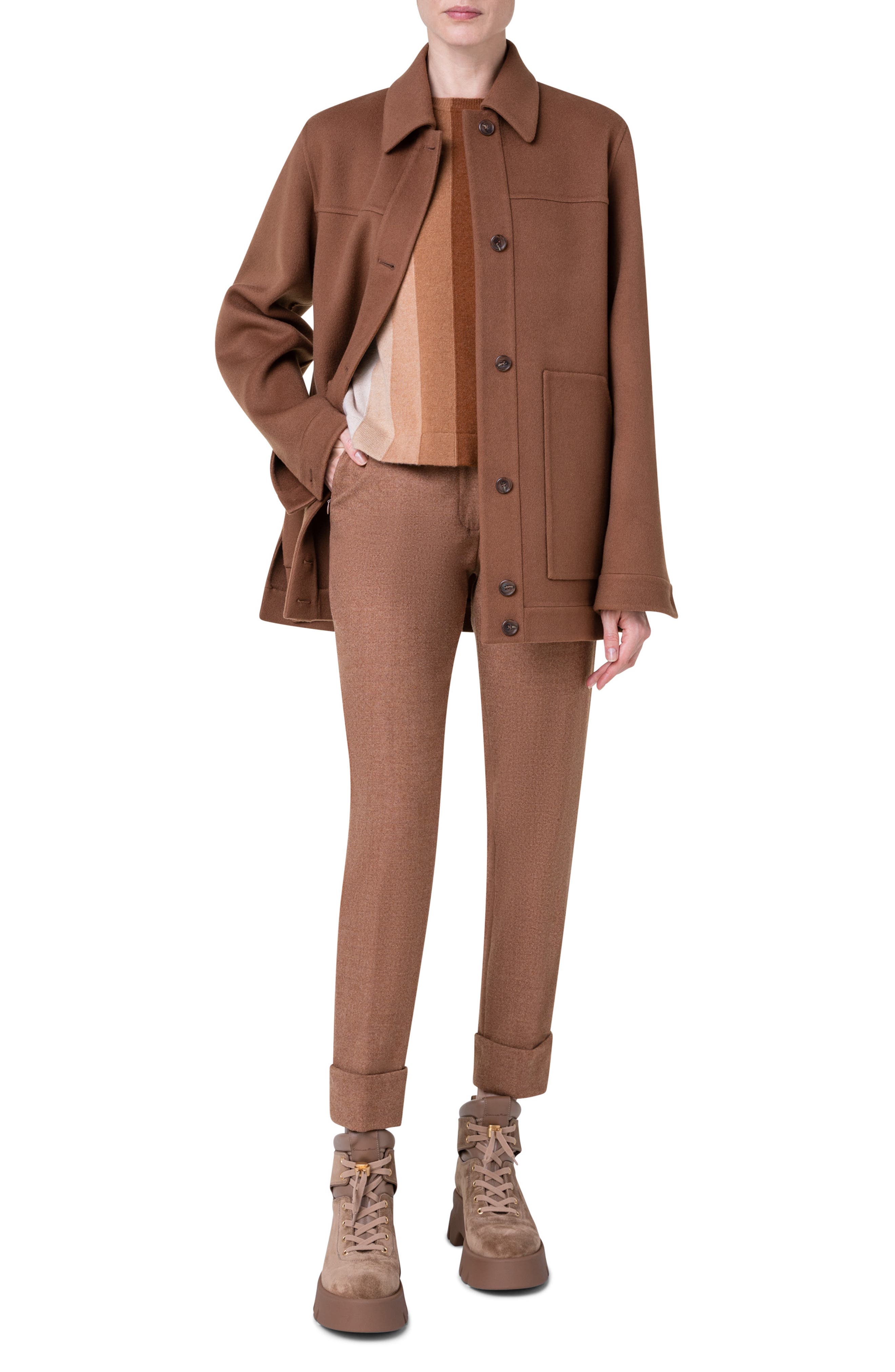 Akris Double Face Cashmere Jacket (Women) | Nordstrom