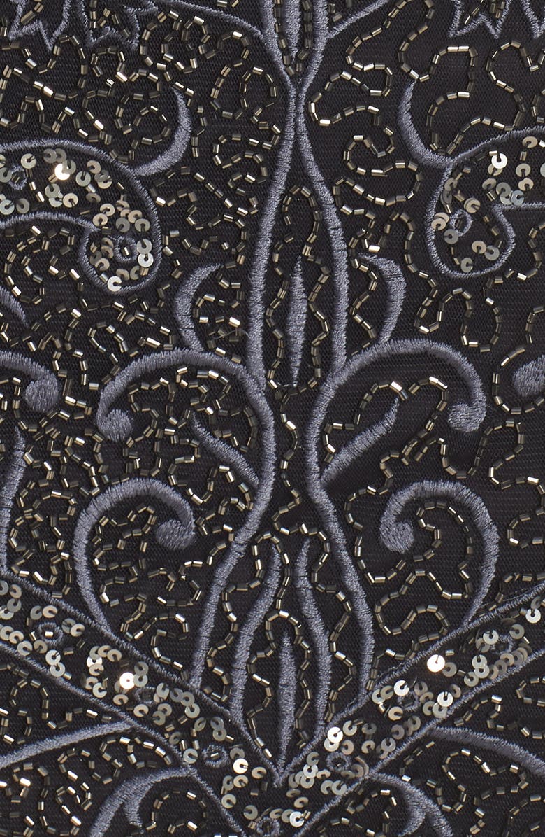 Pisarro Nights Embroidered Cocktail Dress, Alternate, color,