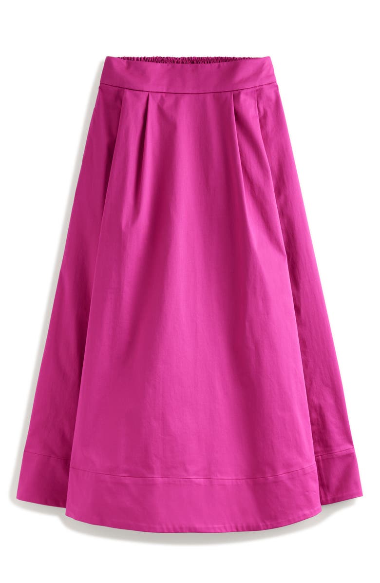 Boden Full Sateen Midi Skirt, Alternate, color, 