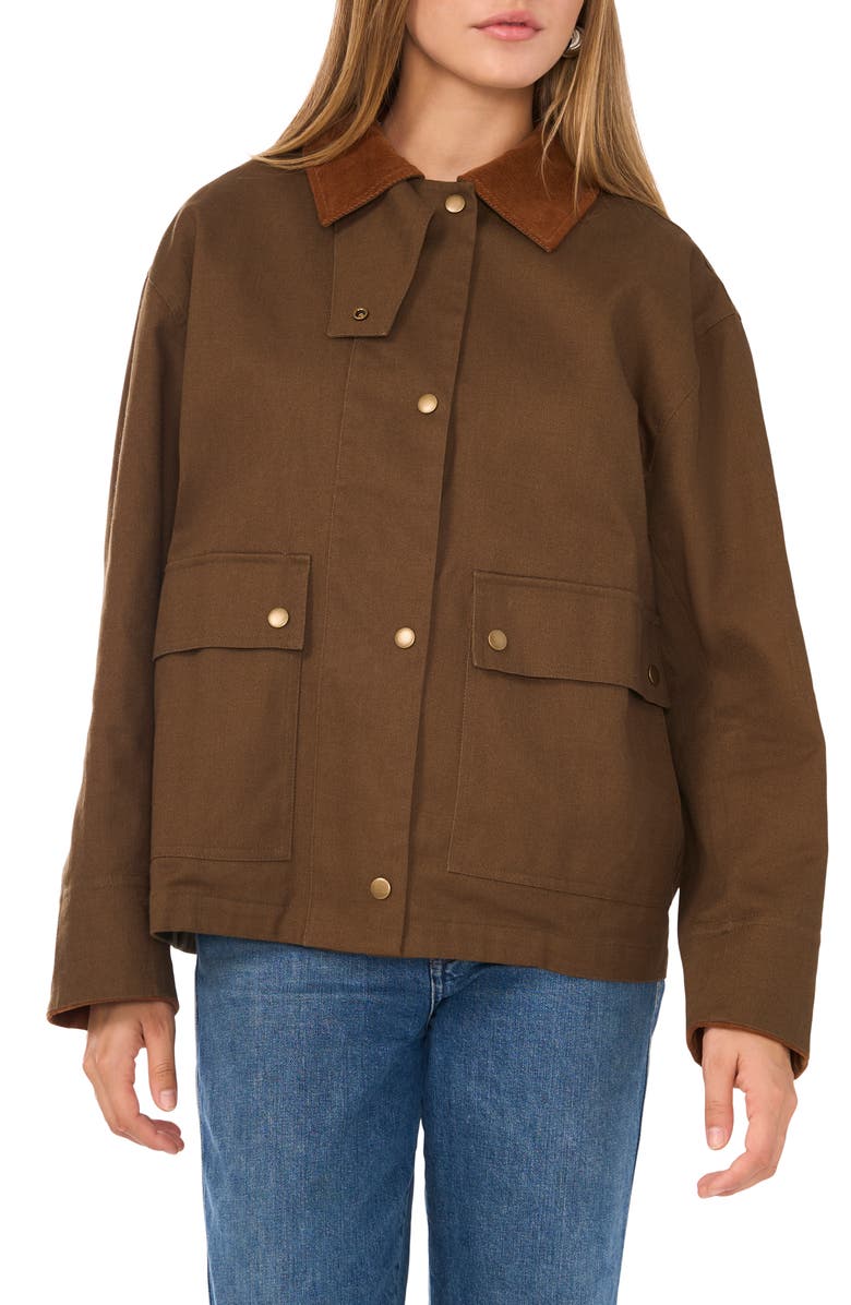 1.STATE Cotton Twill Barn Jacket, Main, color, 