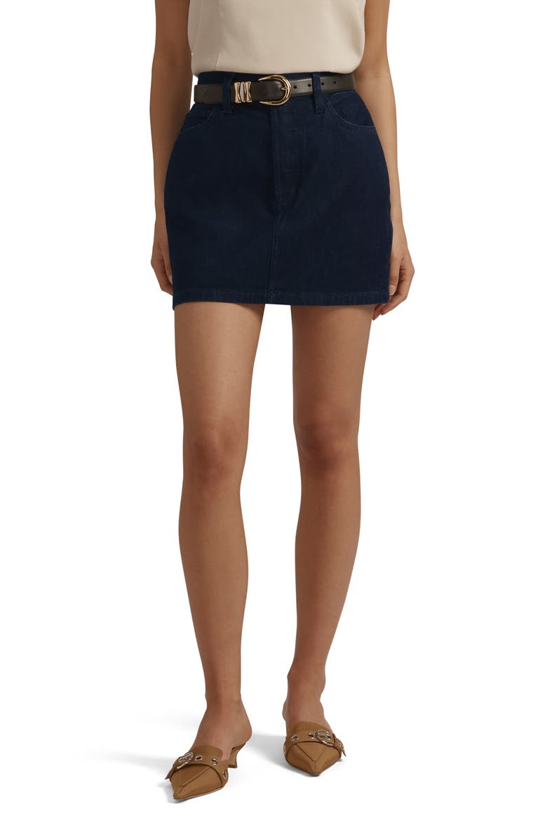 Favorite Daughter The Otto Denim Miniskirt, Main, color,