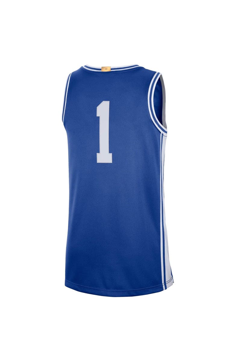 Nike Men's Nike #1 Royal Duke Blue Devils Limited Basketball Jersey, Alternate, color, 