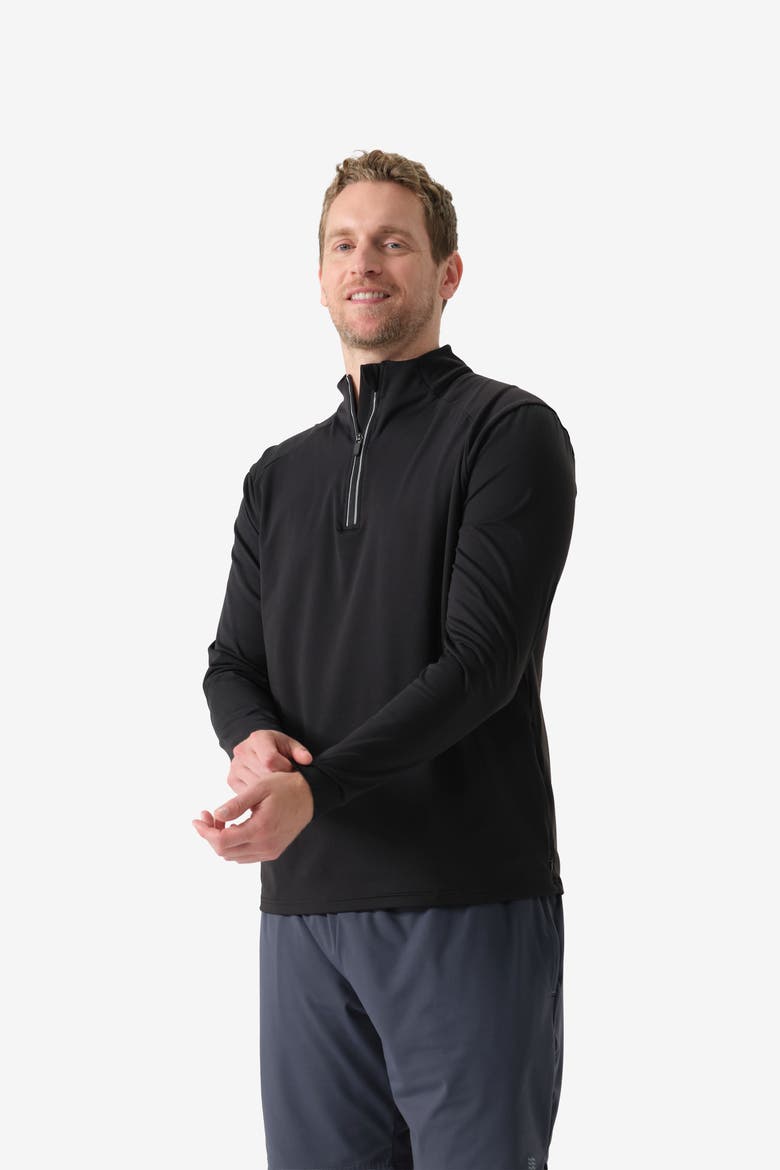 Men's Everyday 1/4 Zip Top, Main, color, Black