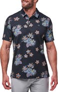 TravisMathew Secluded Island Floral Piqué Polo