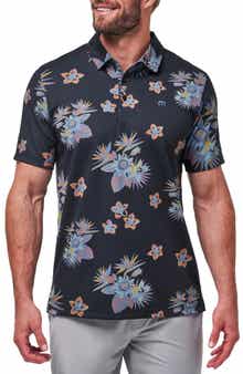 TravisMathew Secluded Island Floral Piqué Polo