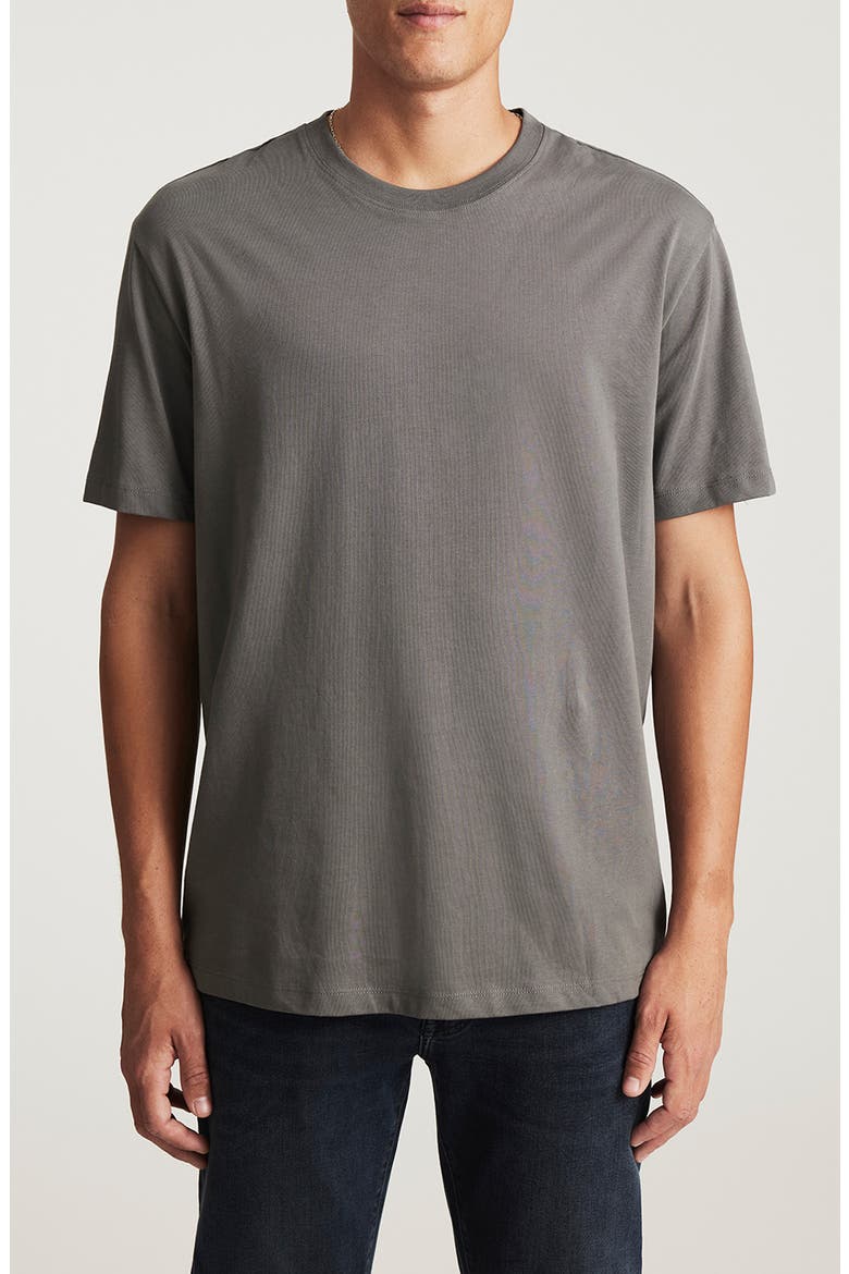 Cotton Crewneck T-Shirt, Main, color, LAVA SMOKE COMFORT