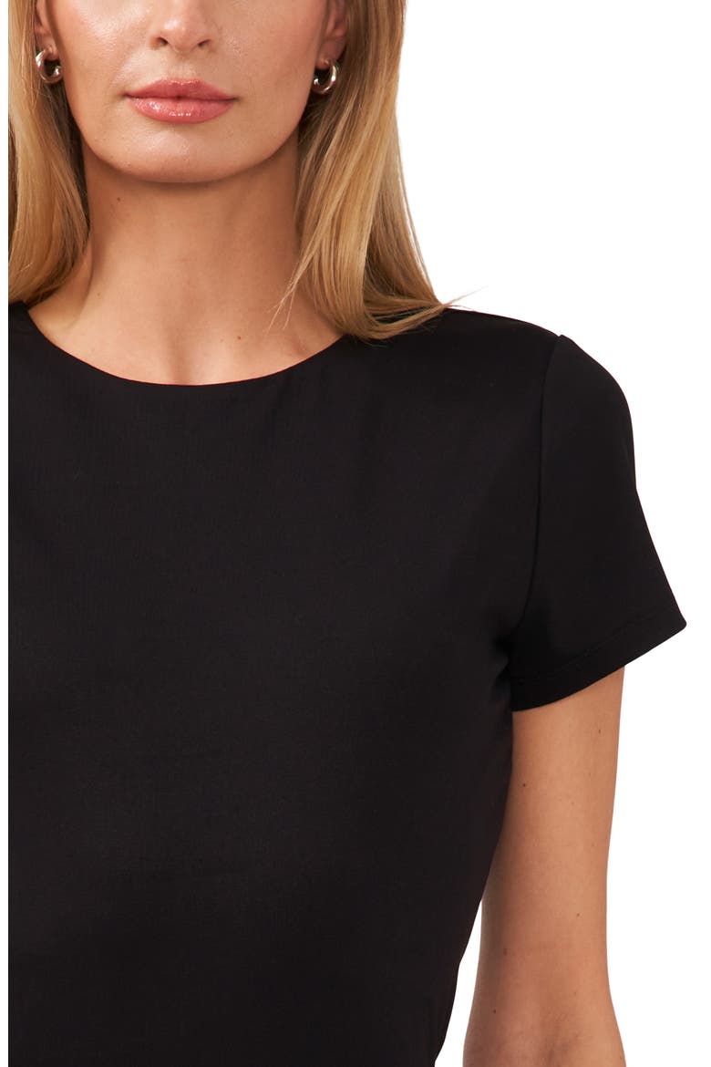 Essential Compression T-Shirt, Alternate, color, RICH BLACK