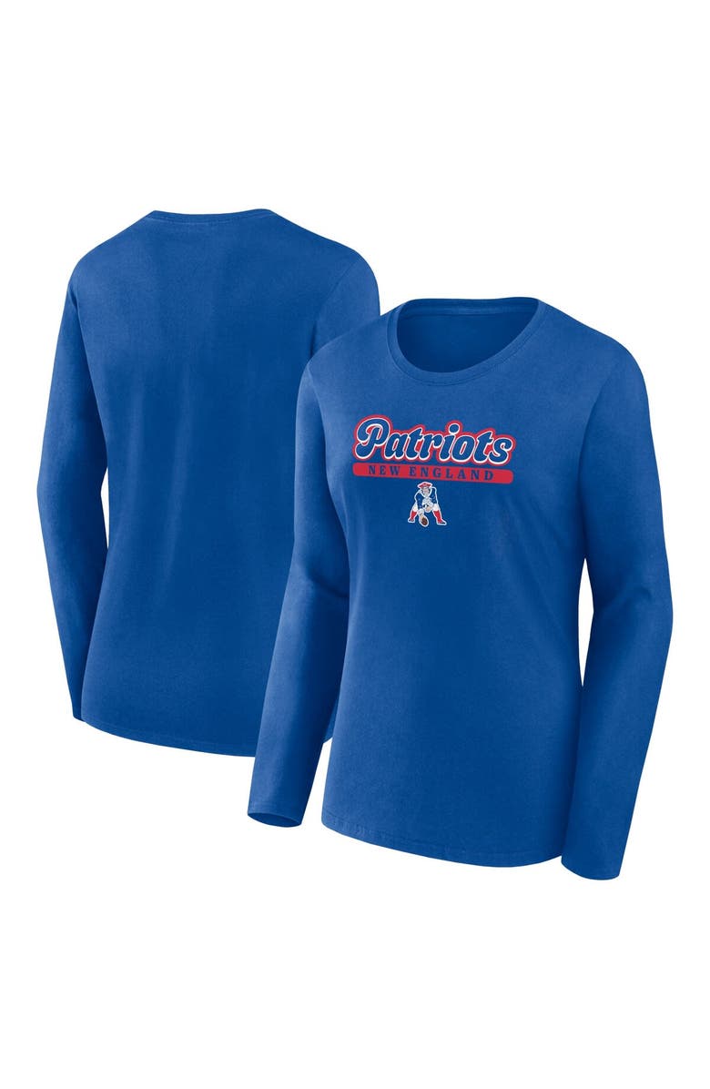 FANATICS Women's Fanatics Branded Royal New England Patriots Next Long Sleeve T-Shirt, Alternate, color, 