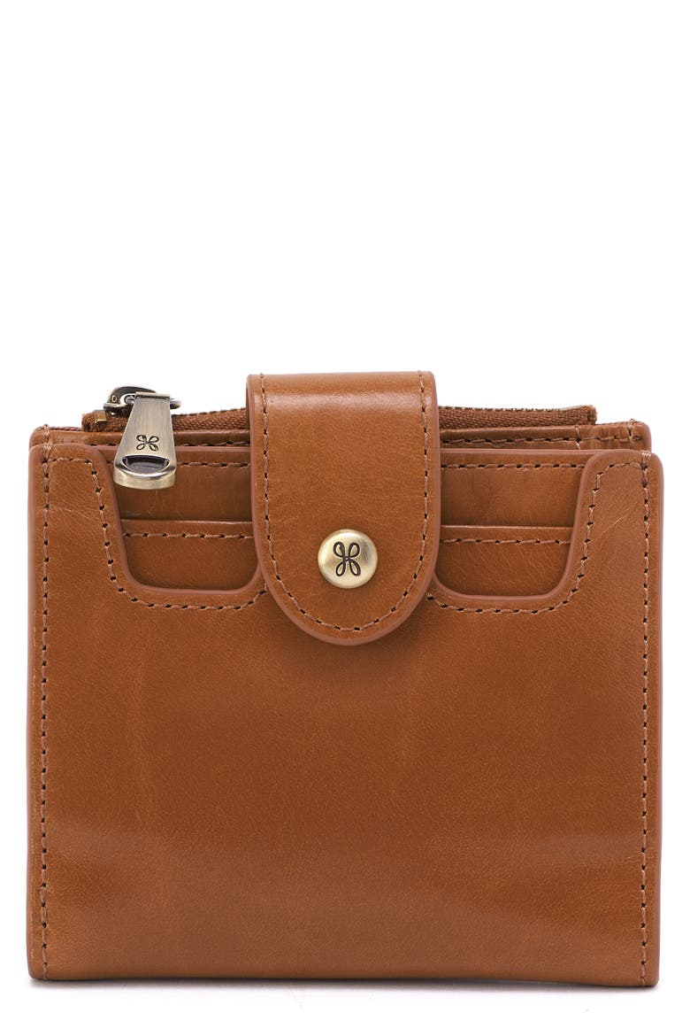Dunn Leather Compact Wallet, Main, color, TRUFFLE