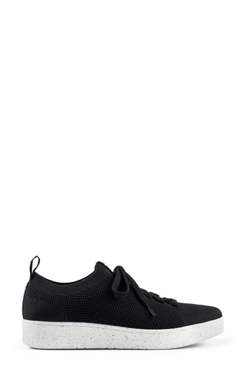 Fitflop Rally Knit Sneaker In Black