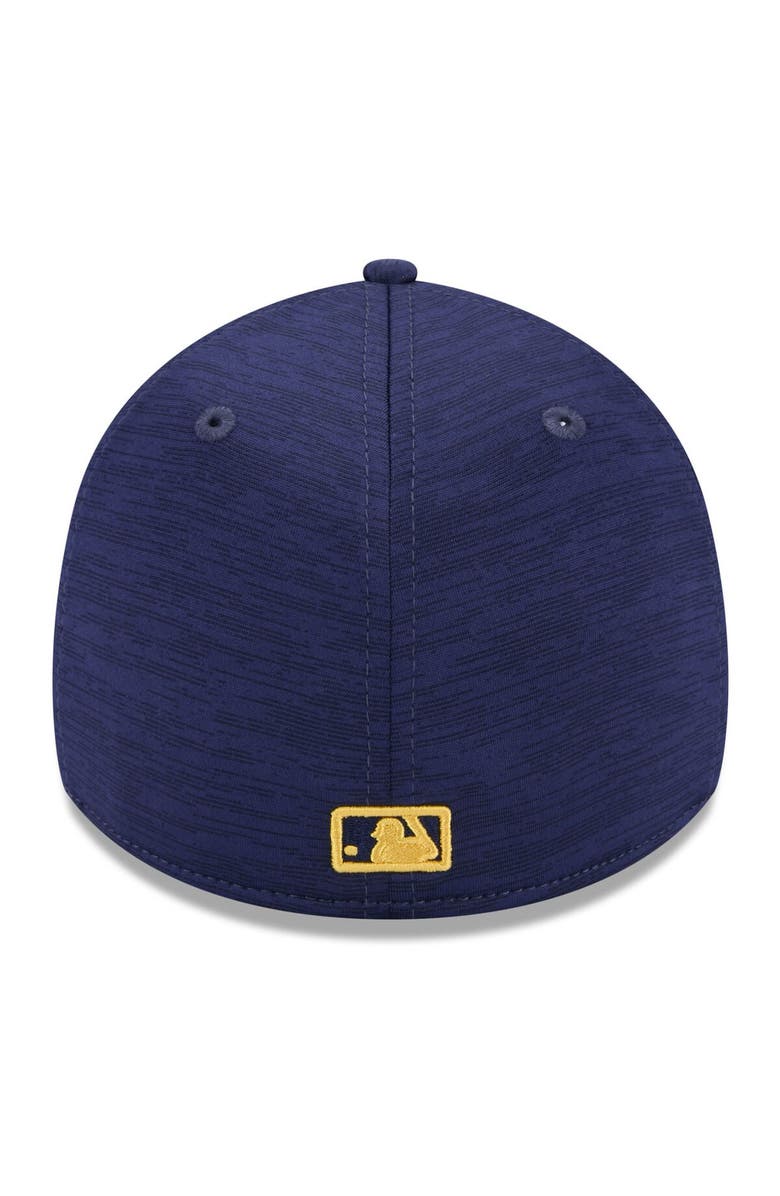New Era Men's New Era  Navy Milwaukee Brewers 2024 Clubhouse 39THIRTY Flex Fit Hat, Alternate, color, 