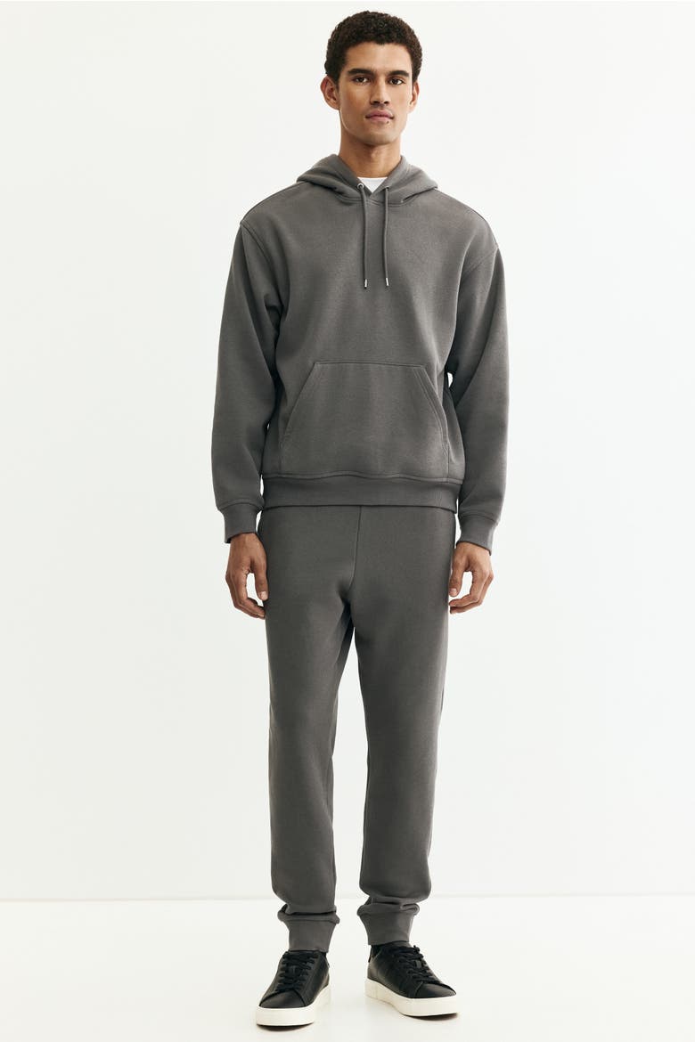 Regular Fit Tapered Sweatpants, Main, color, Dark gray