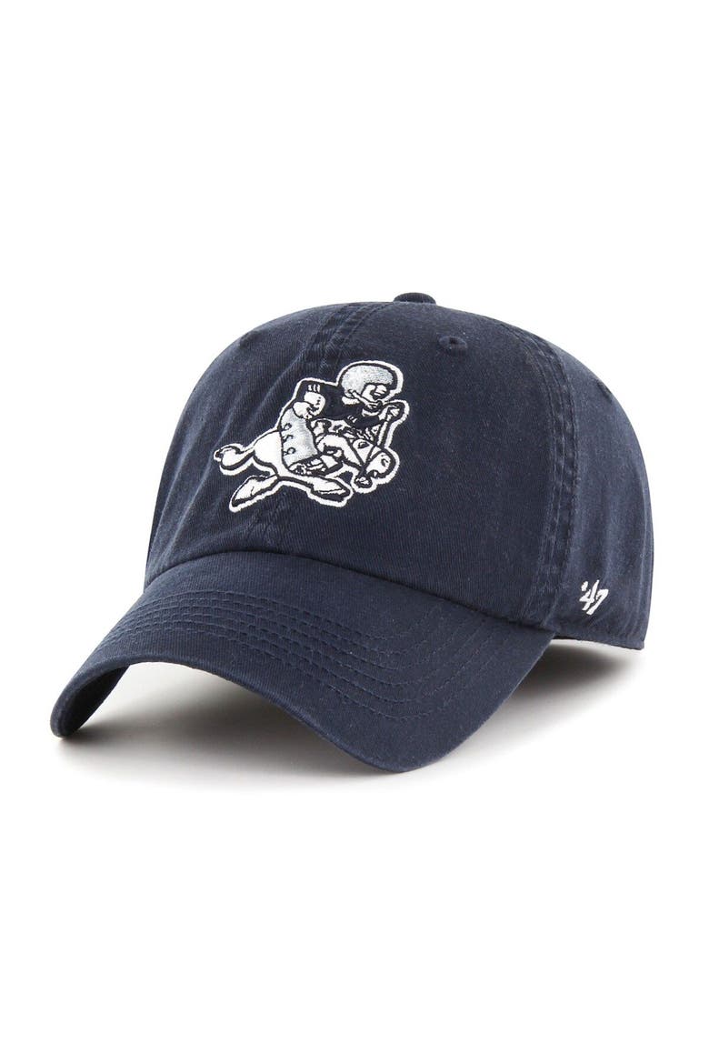 Men's '47 Navy Dallas Cowboys Gridiron Classics Franchise Legacy Fitted Hat, Main, color, Navy