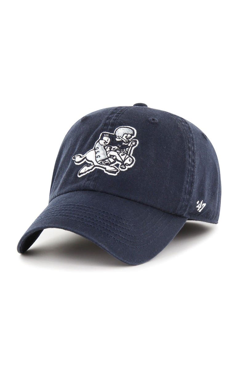 '47 Men's '47 Navy Dallas Cowboys Gridiron Classics Franchise Legacy Fitted Hat, Main, color, Navy