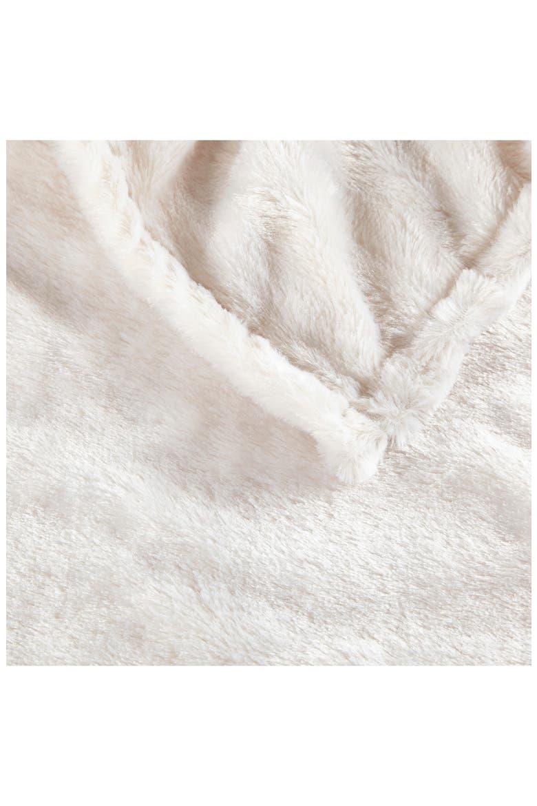 Faux Fur Heated Throw Blanket - 50" x 70", Alternate, color, IVORY