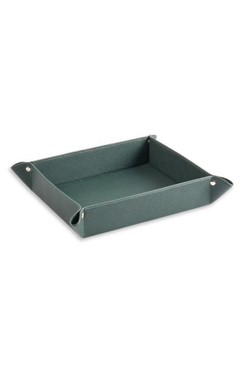 Leather Coffee Table Catchall