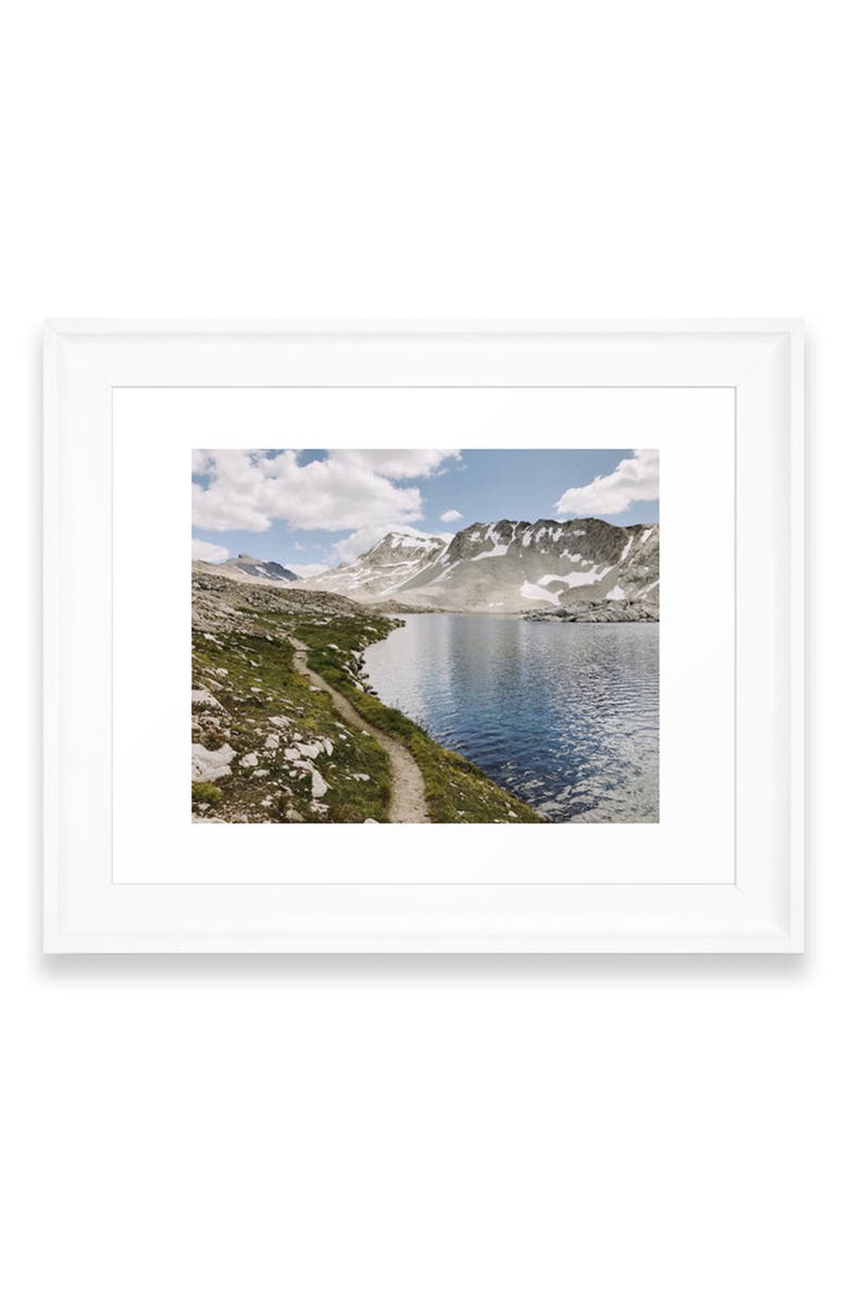 Deny Designs High Sierra Lake Art Print, Main, color,