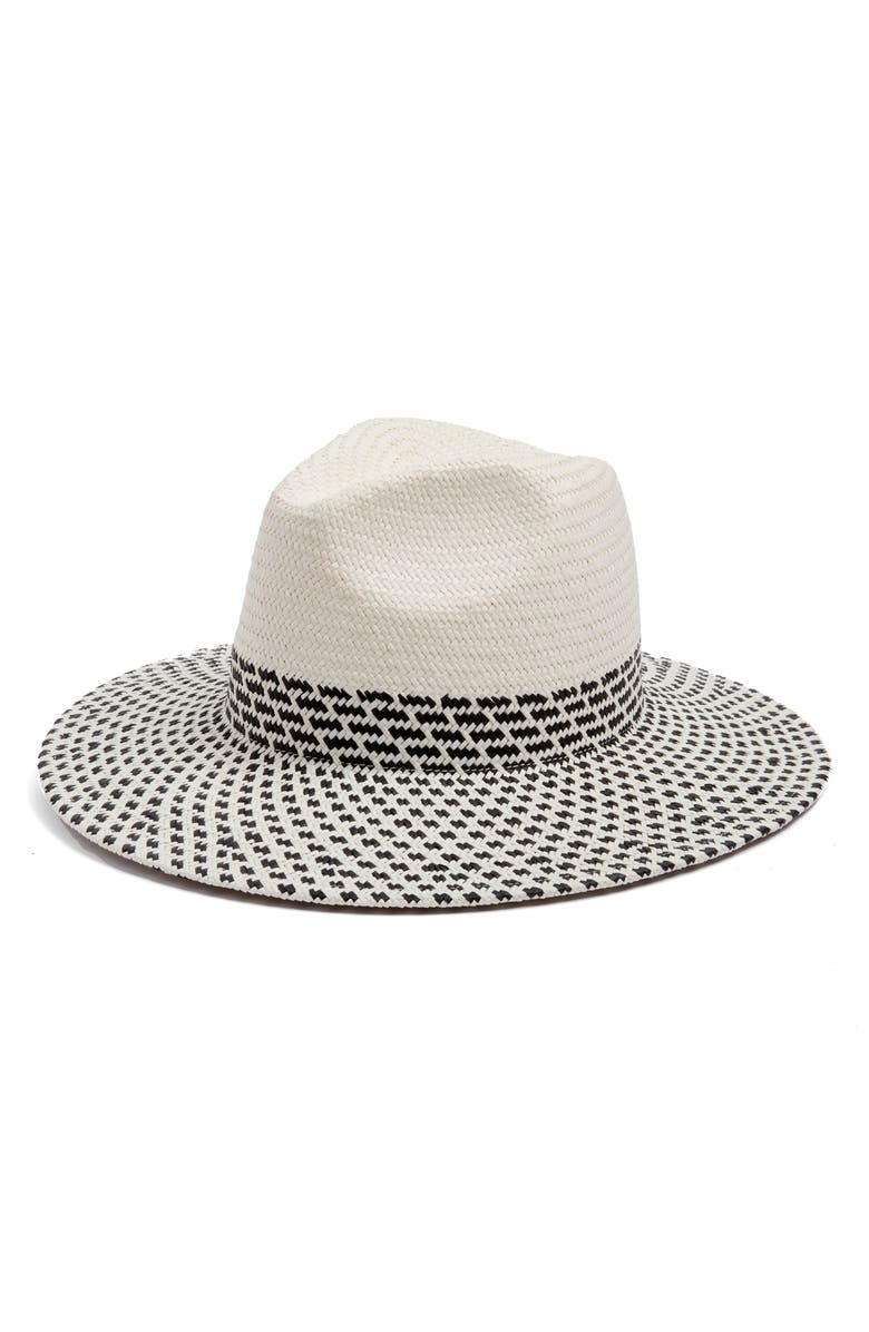 Nordstrom Straw Panama Hat, Main, color, 