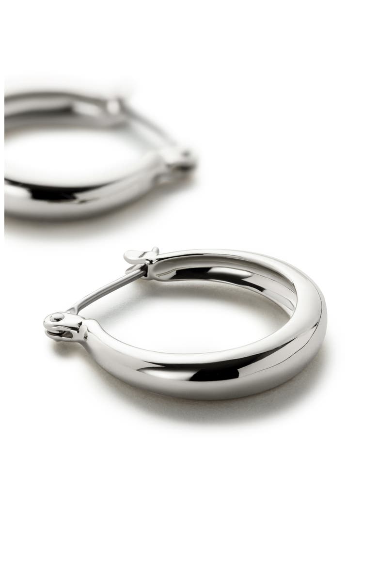 Endless Hoop Earrings, Alternate, color, SILVER