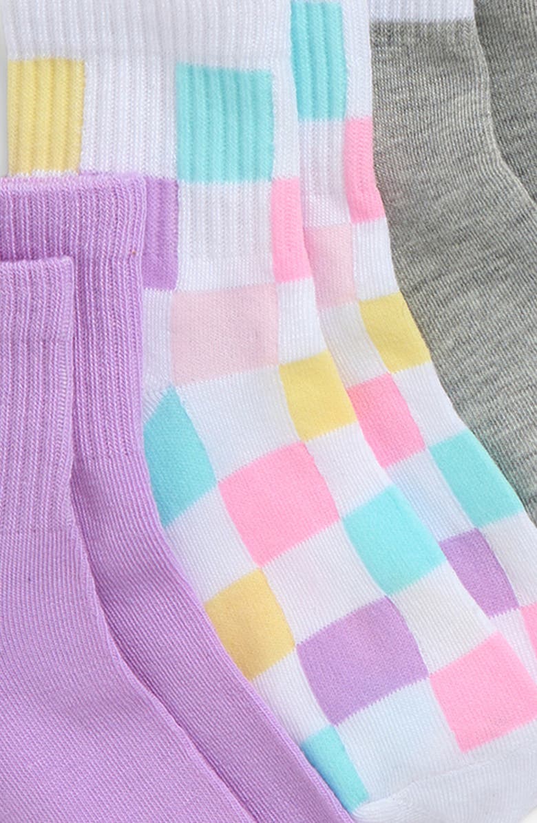 Capelli New York Kids' Critters Assorted 8-Pack Quarter Socks, Alternate, color, Pale Multi