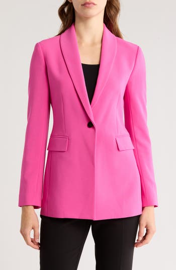 THEORY THEORY SHAWL COLLAR POWER BLAZER JACKET