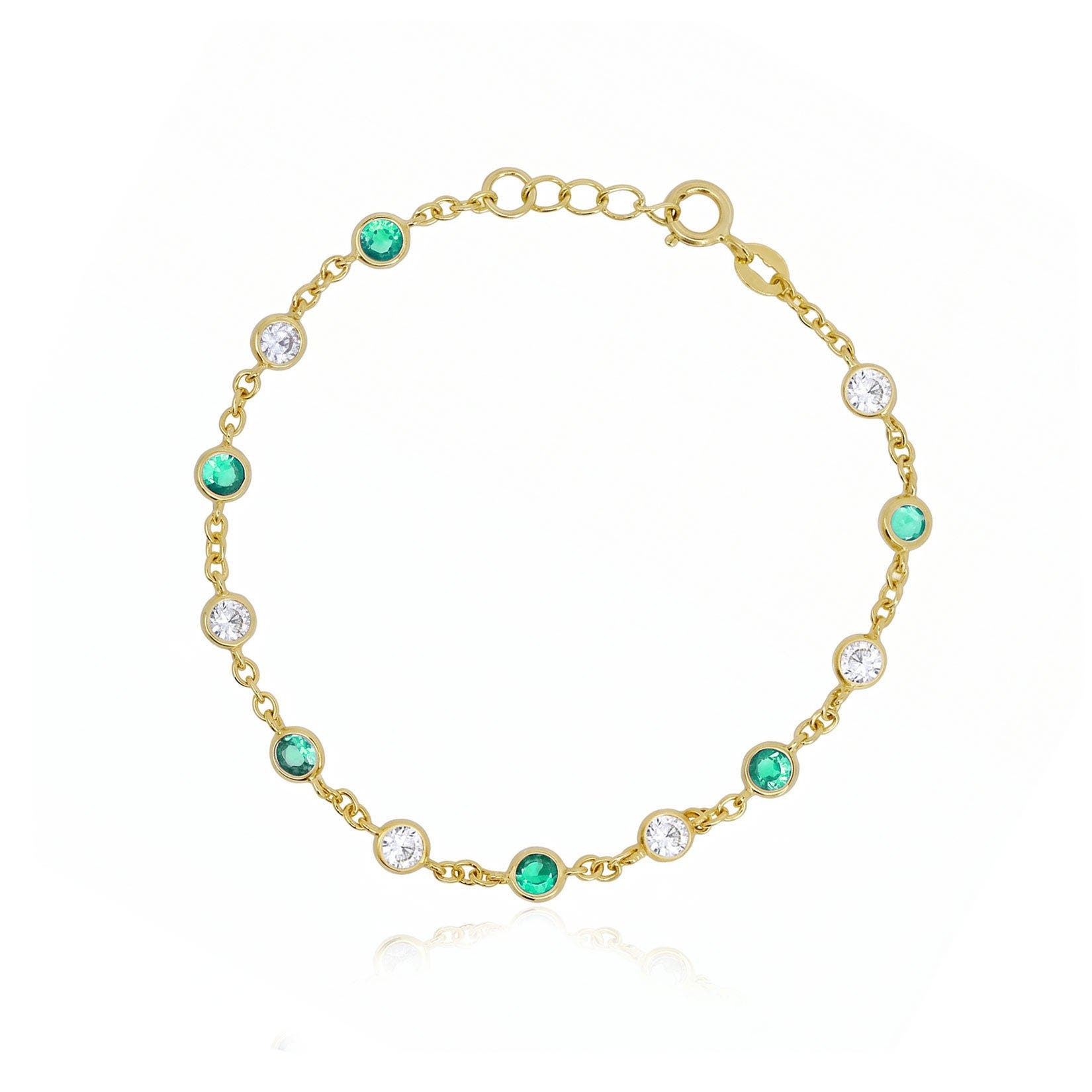 selected Green Cubic Zirconia