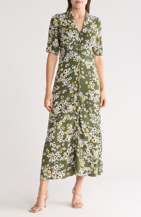 Isla Crepe Midi Dress