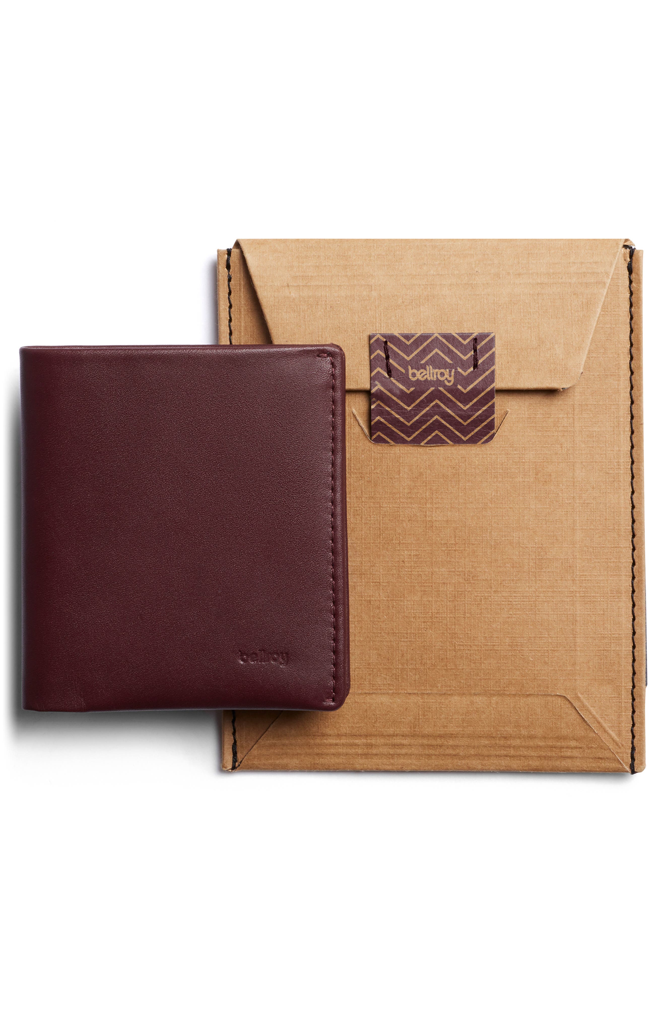bellroy leather note sleeve wallet black rfid tab storage lets you easily access additional stacked cards Bellroy Note Sleeve Wallet Color