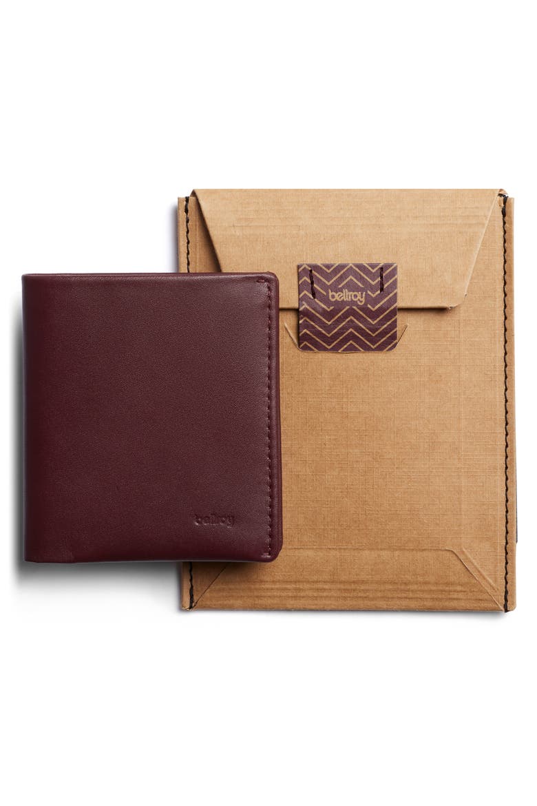 Note Sleeve RFID Wallet, Alternate, color, WINE
