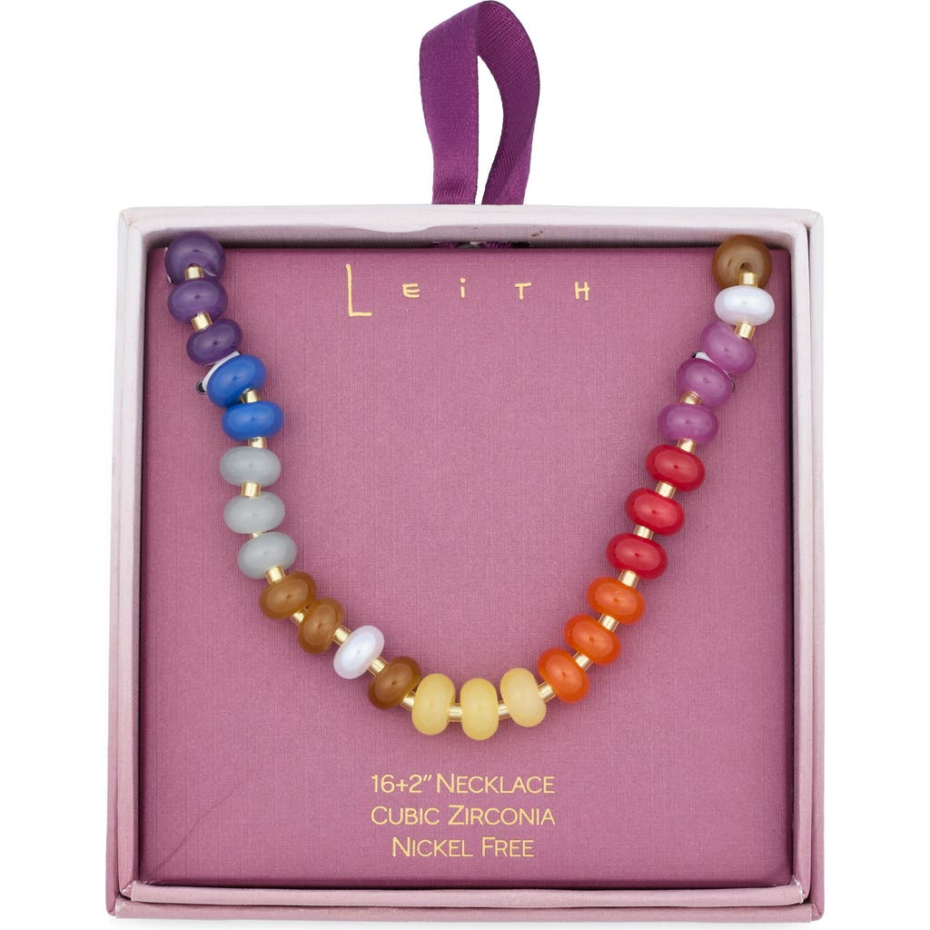 Leith Beaded Necklace In Multi