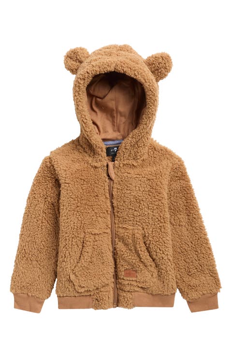 Faux Shearling Bear Jacket