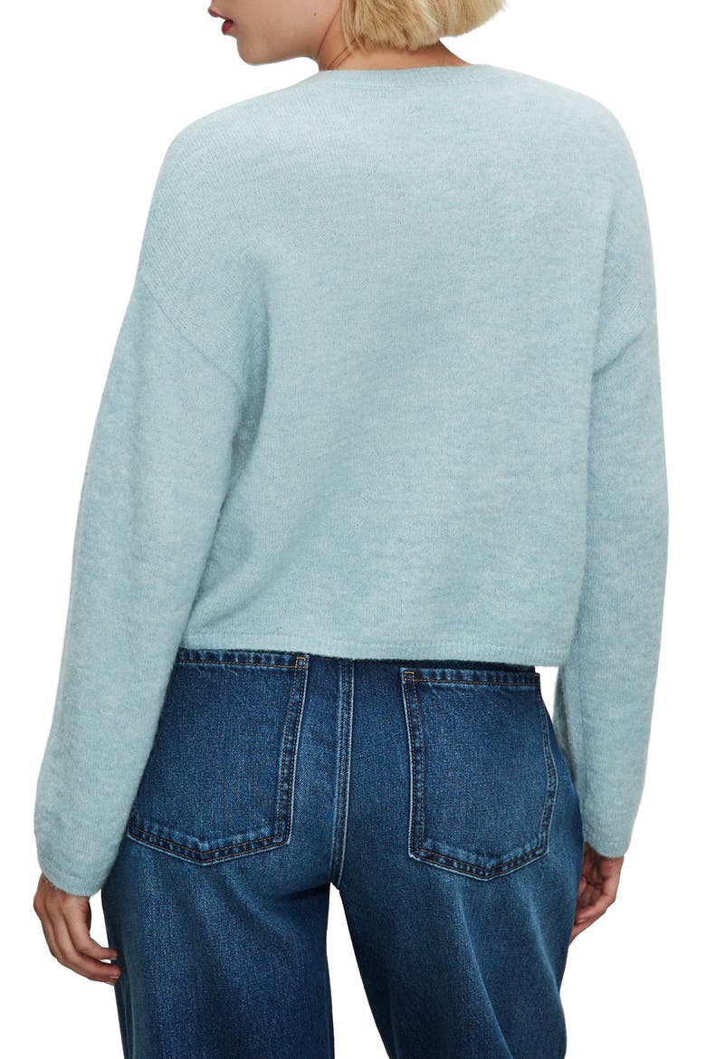Relaxed Fit Cardigan, Alternate, color, BLUE