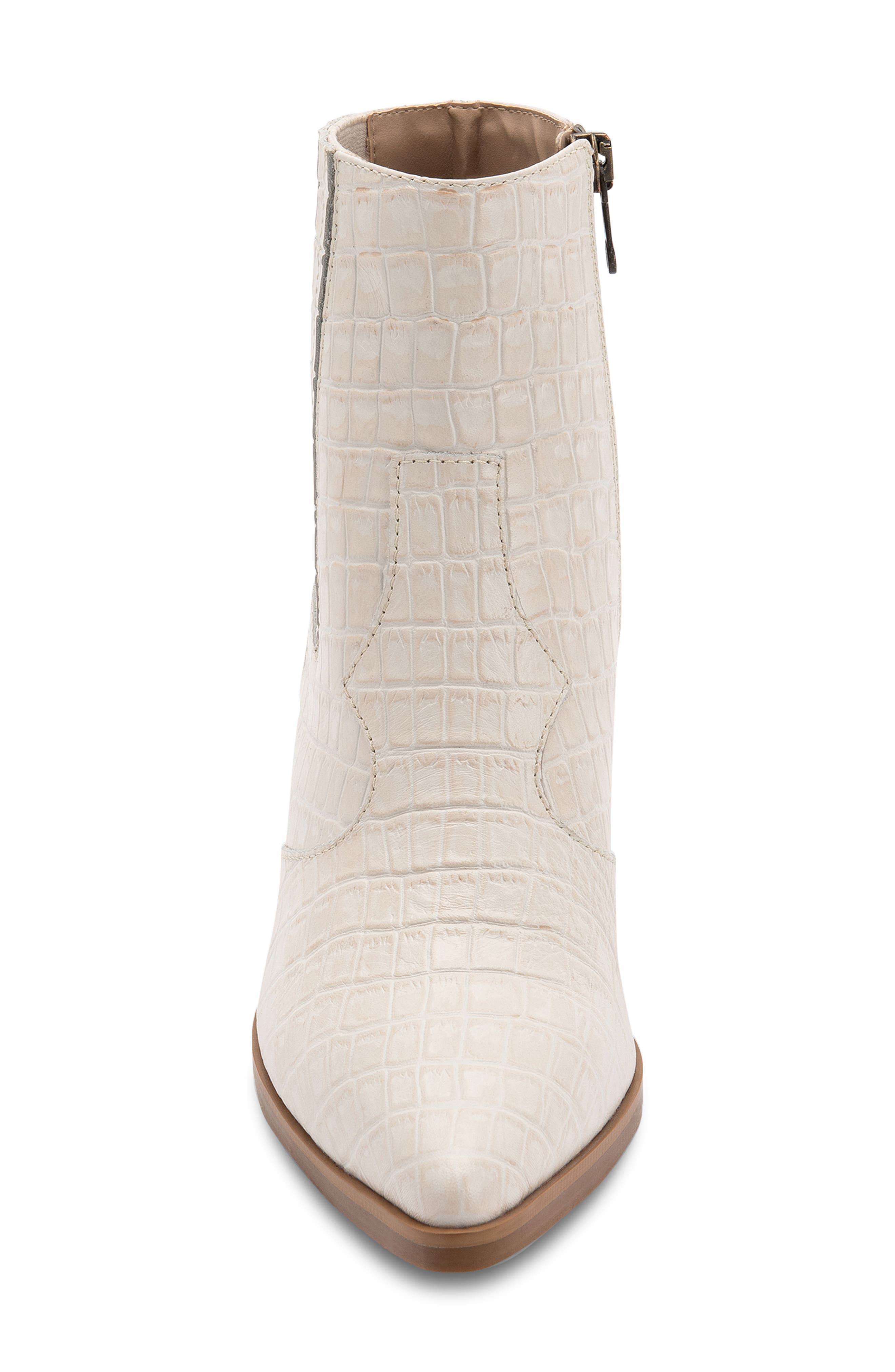 Que Waterproof Bootie, Alternate, color, BONE LEATHER