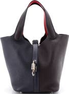 Pre-Owned Hermes Picotin Lock Bag Tricolor Clemence PM